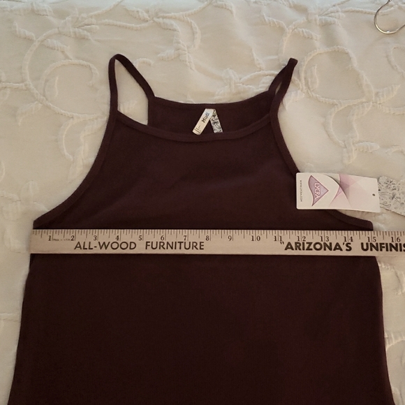 Maroon Tank Cut-Out Dress L - Picture 9 of 13